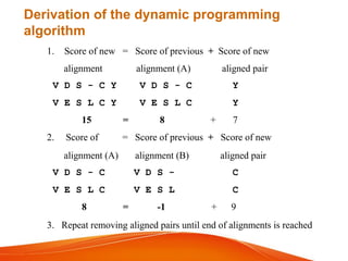 sequence alignment | PPT