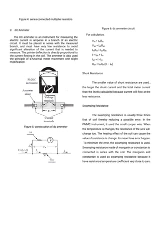 ammeter and voltmeter presentation. For college pdf | PDF