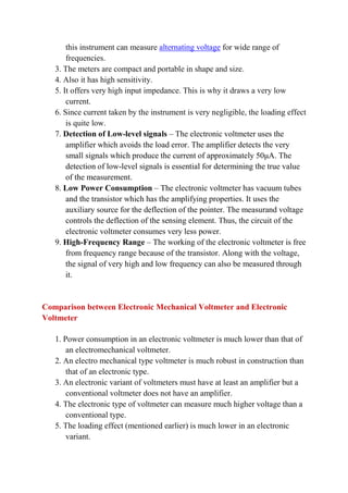 ammeter and voltmeter presentation. For college pdf | PDF