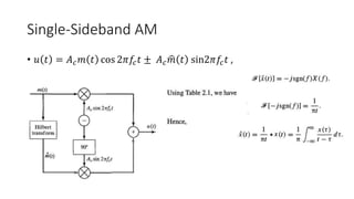 Amplitude Modulation (AM) | PPTX