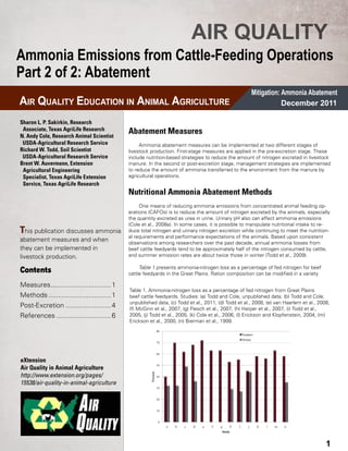 Picture of Ammonia from cattle feedingoperations final | PDF