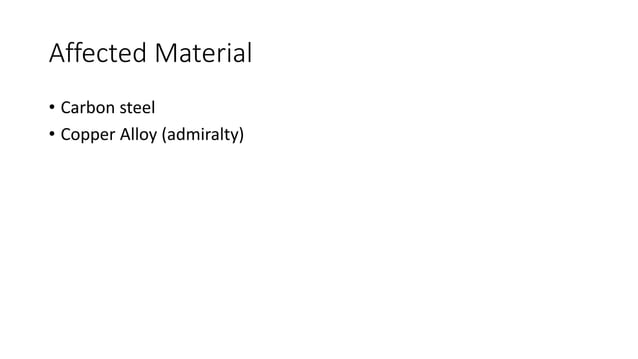 Ammonia SCC based on API 571 Damage Mechanism | PPTX