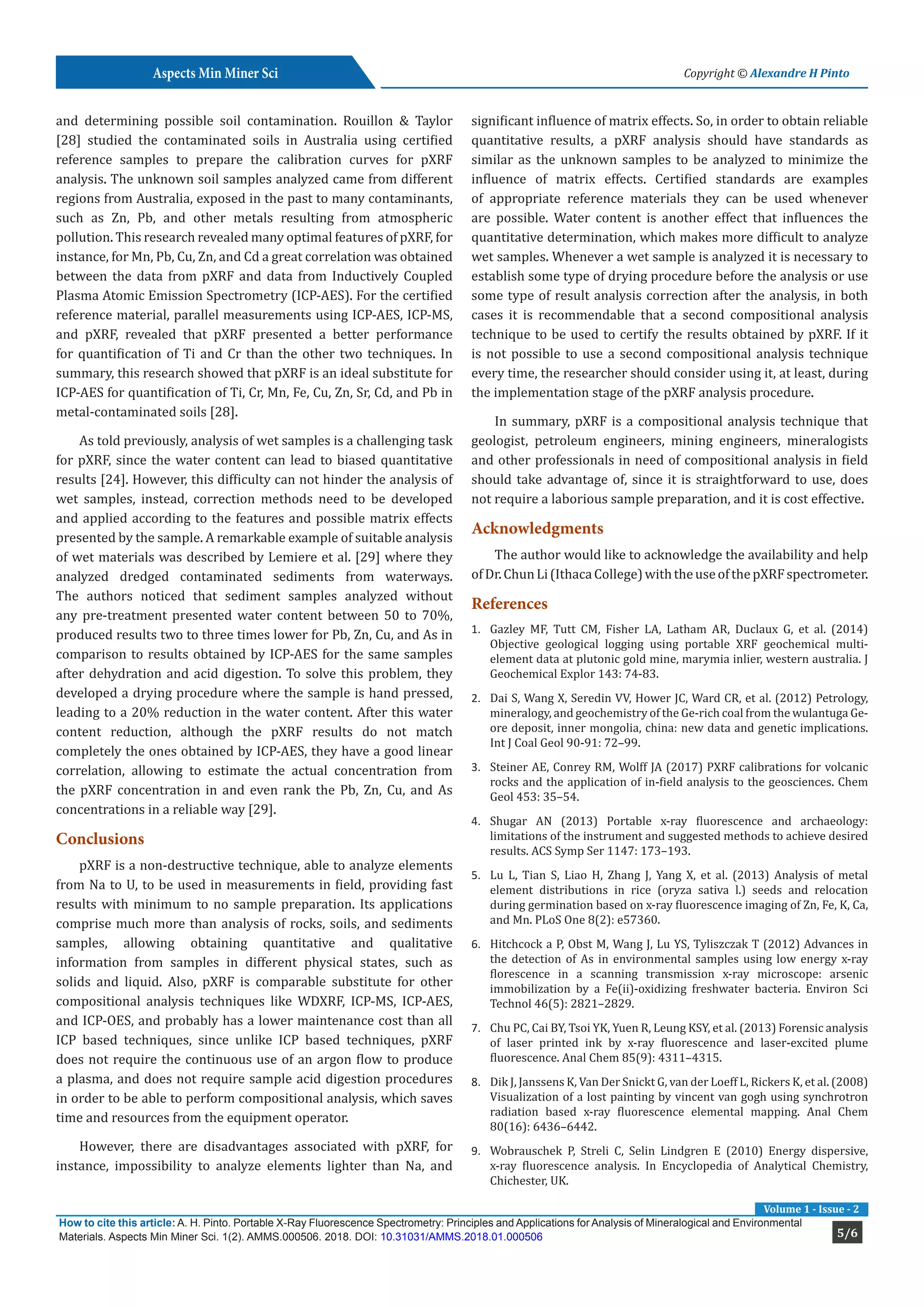 Portable X-Ray Fluorescence Spectrometry: Principles and Applications ...
