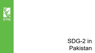 Pakistan’s Multi-Sectoral Nutrition Strategy 