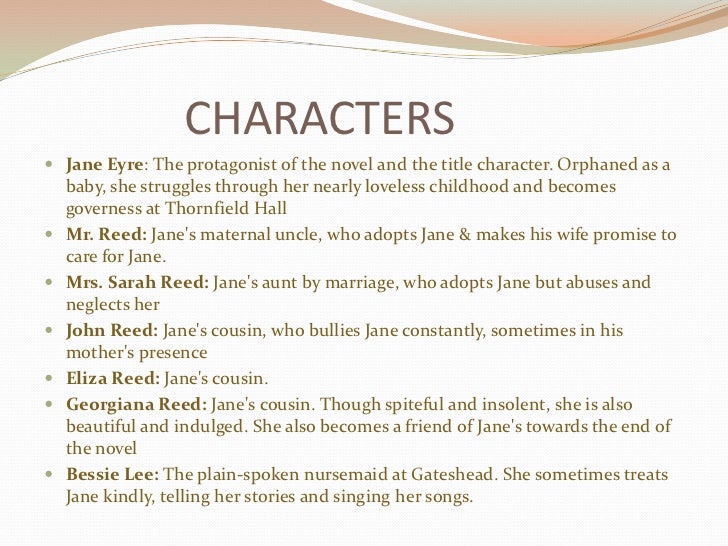 Jane eyre character analysis essay
