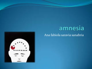 amnesia Ana fabiolasaraviasanabria 