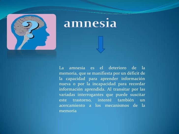 Amnesia Amnesia