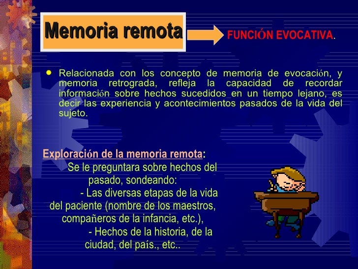 LA MEMORIA Y SUS TRASTORNOS