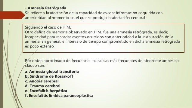 Amnesias Neuropsicologia Psicofisiologia