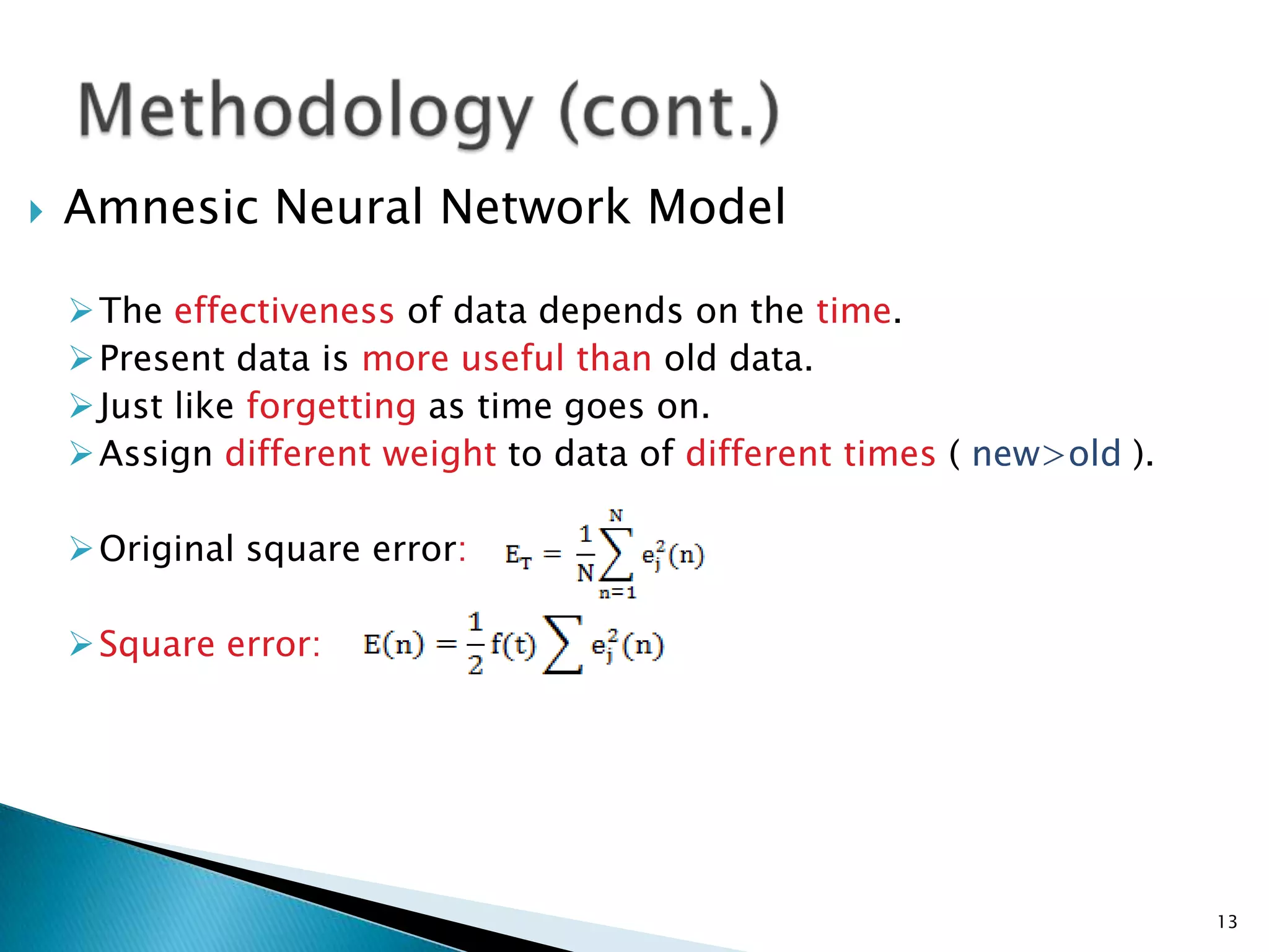 Effectiveness data depends on time