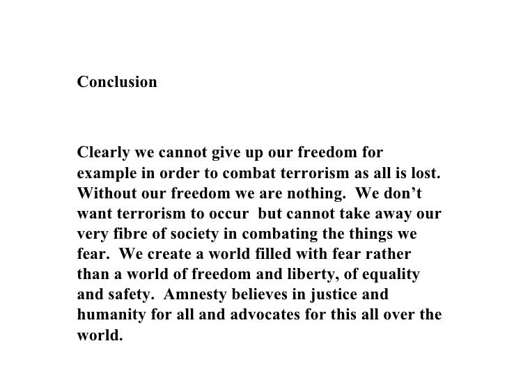 amnesty speech introduction to amnesty