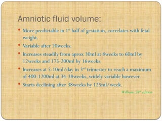 Comprehensive Overview of Amniotic Fluid Disorders in Pregnancy | PPTX