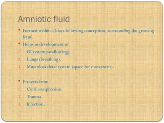 Comprehensive Overview of Amniotic Fluid Disorders in Pregnancy | PPTX