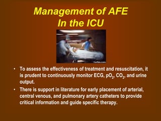 Amniotic fluid-embolism - Define, Sign, Symptoms, Etiology, Pathology ...