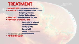 amniotic fluid presentation and its importance | PPTX
