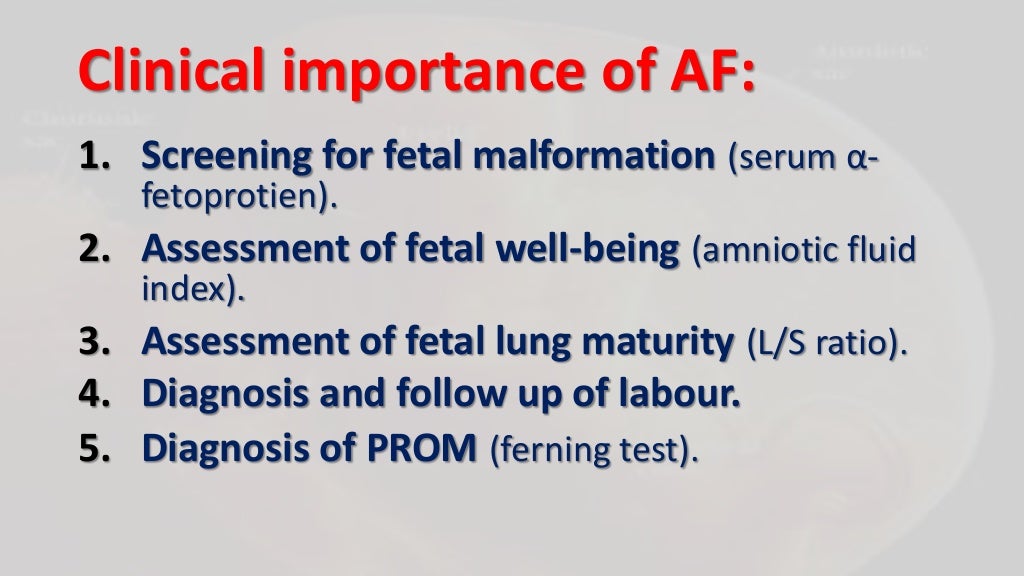 causes low amniotic fluid