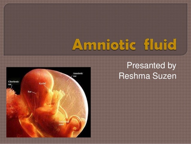 amniotic fluid discharge