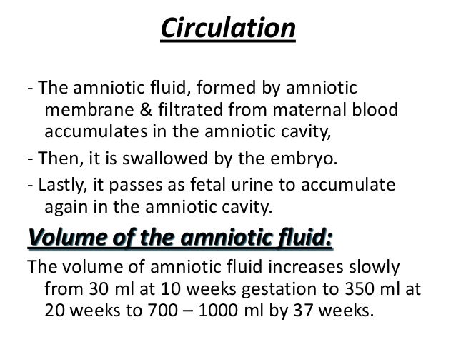 how amniotic fluid formed is prof.salah Amniotic disorder fluid