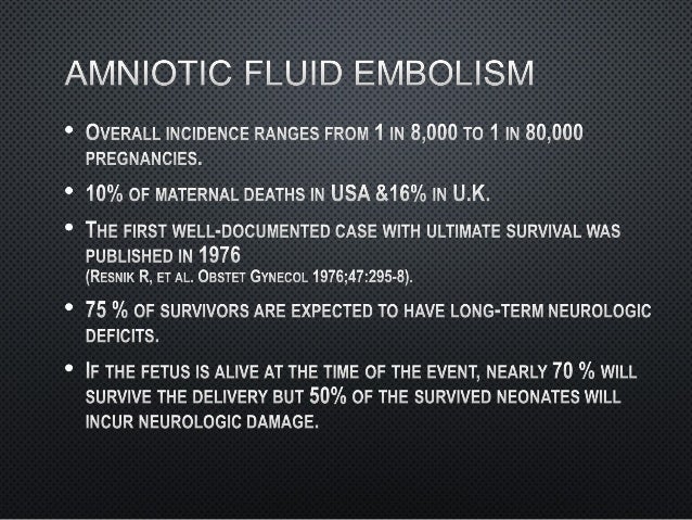 amniotic fluid embolism treatment amniotic fluid embolism treatment