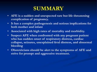 Amniotic Fluid Embolism Sept 2019.ppt