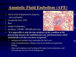 Amniotic fluid ppt | PPTX