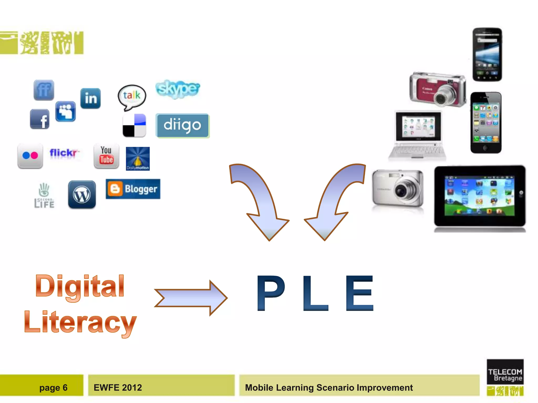 page 6   EWFE 2012   Mobile Learning Scenario Improvement
 