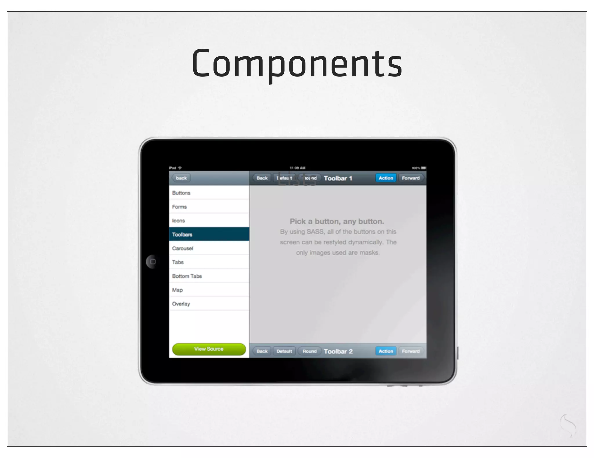 Components

    Lists
 