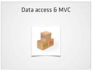 Data access & MVC
 