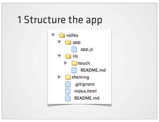1 Structure the app
 