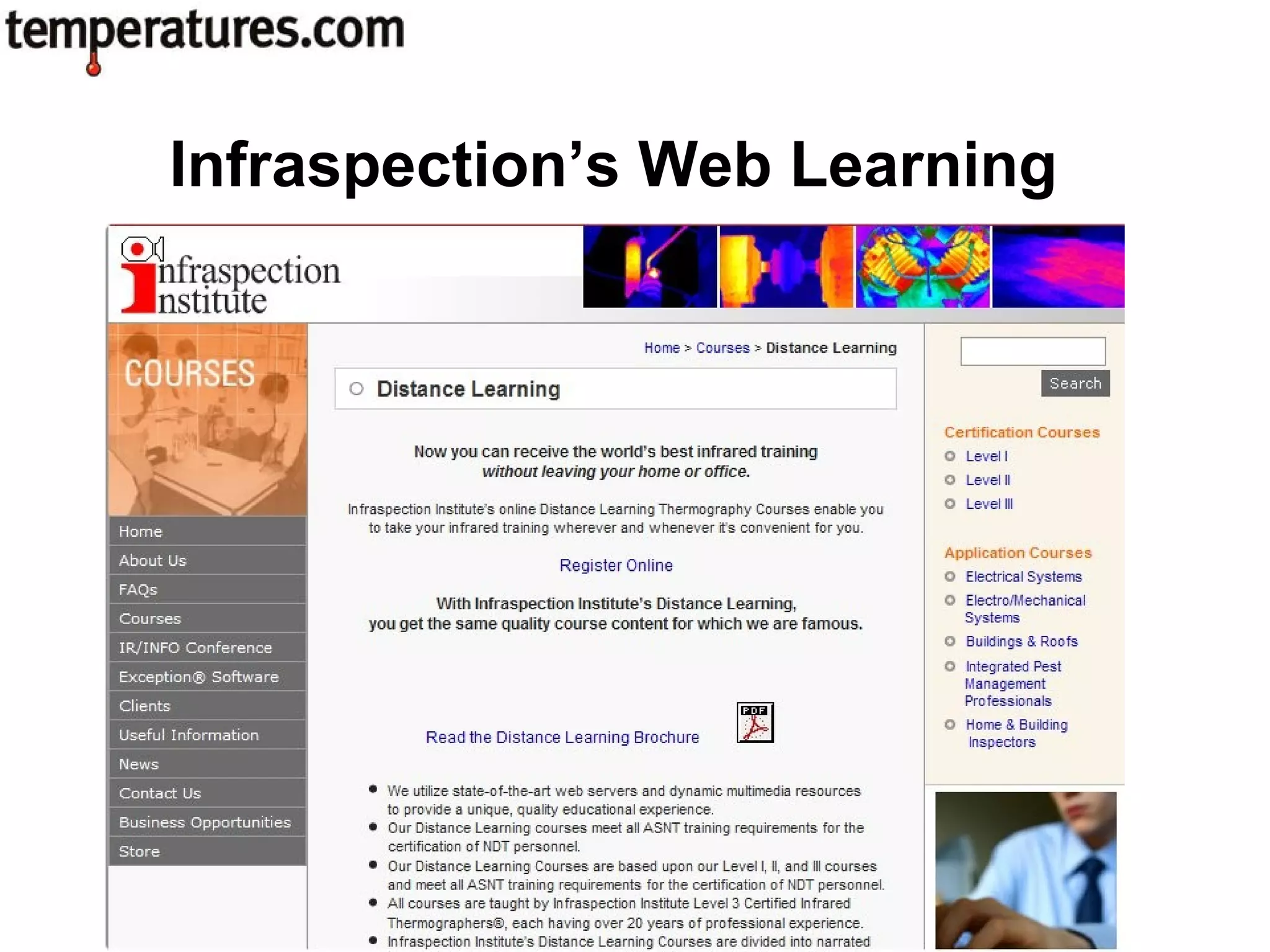 Infraspection’s Web Learning
 