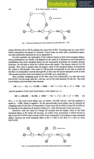 A Model For The Dynamic System Optimum Traffic Assignment Problem | PDF