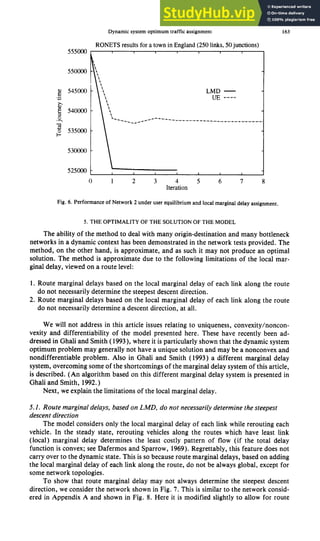 A Model For The Dynamic System Optimum Traffic Assignment Problem | PDF