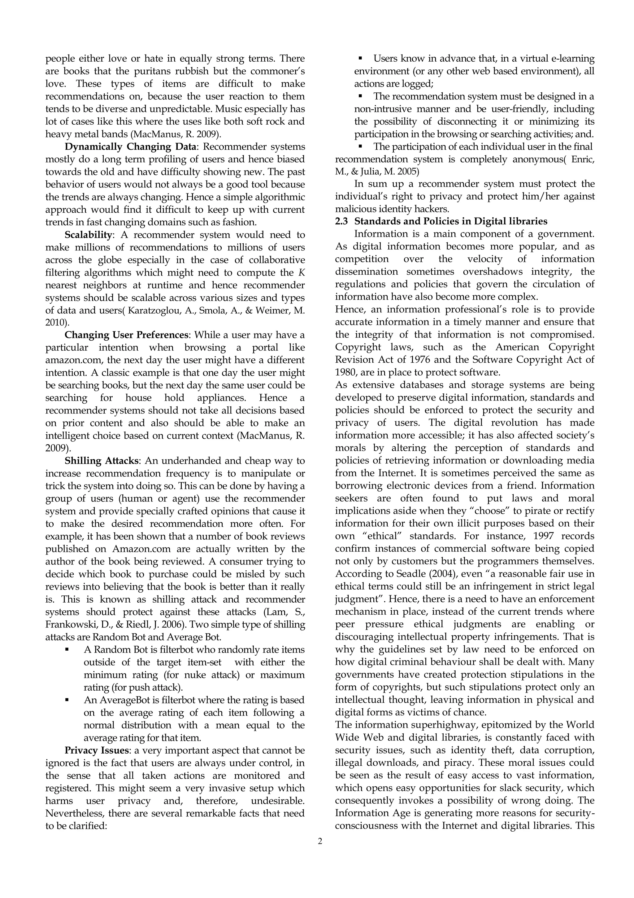 A model of recommender system for a digital library | PDF