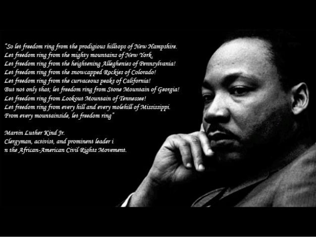 Martin luther king jr research paper thesis
