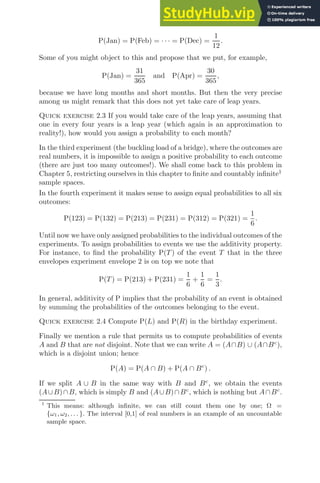A Modern Introduction To Probability And Statistics Understanding Why ...