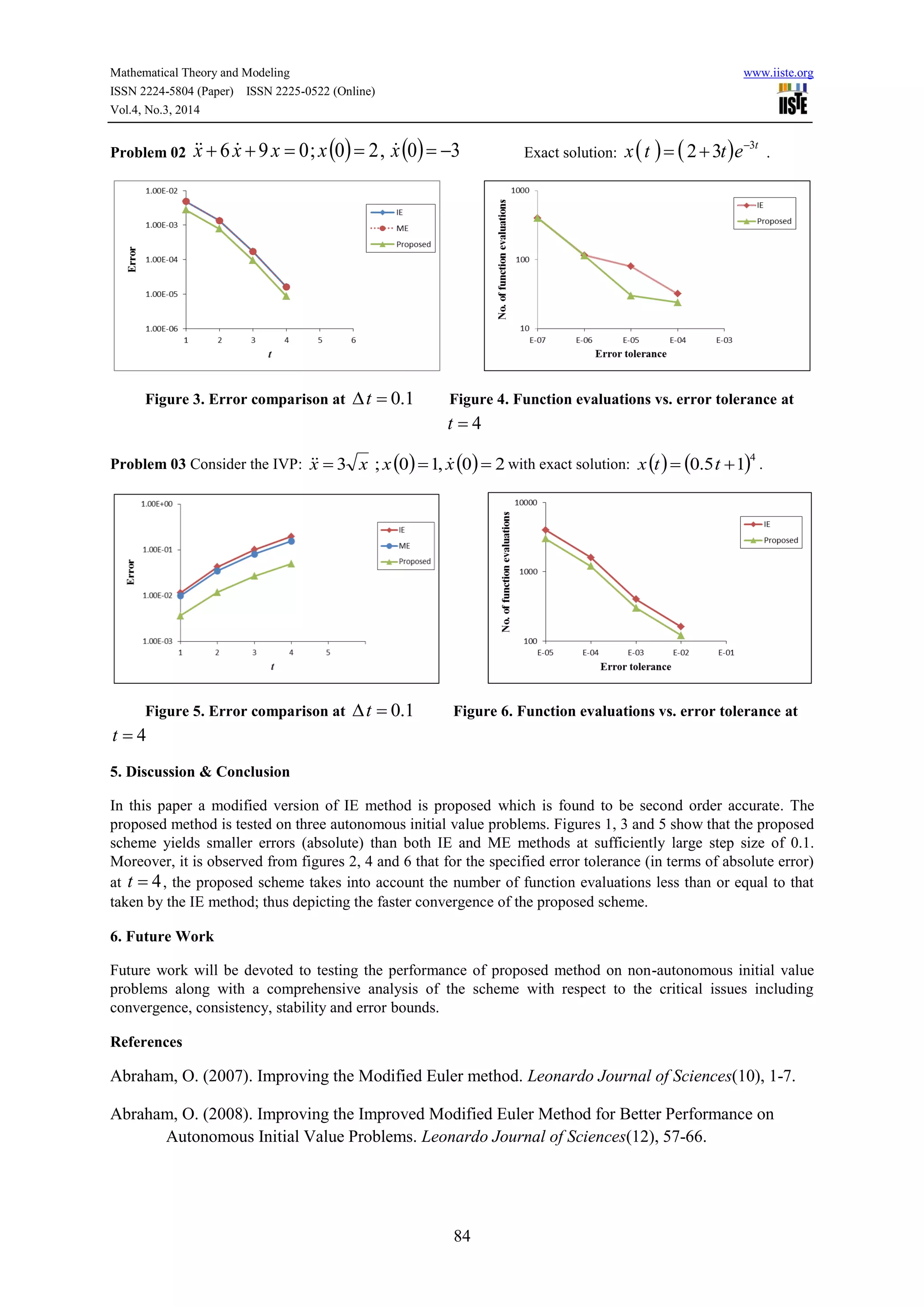 A modified ode solver for autonomous initial value problems pdf