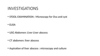 amoebiasis and giardiasis presemtation basics | PPTX