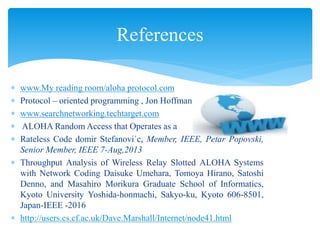 RANDOM ACCESS PROTOCOL IN COMMUNICATION | PPTX