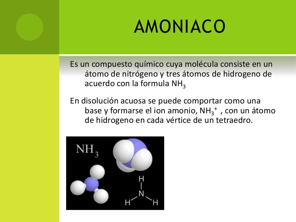 Amoniaco Amoniaco
