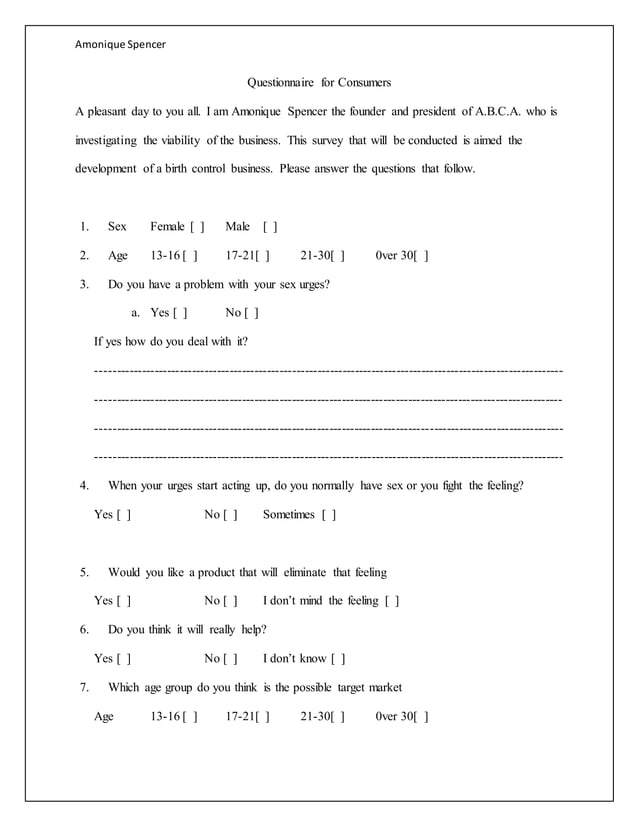 Principles of Business SBA
