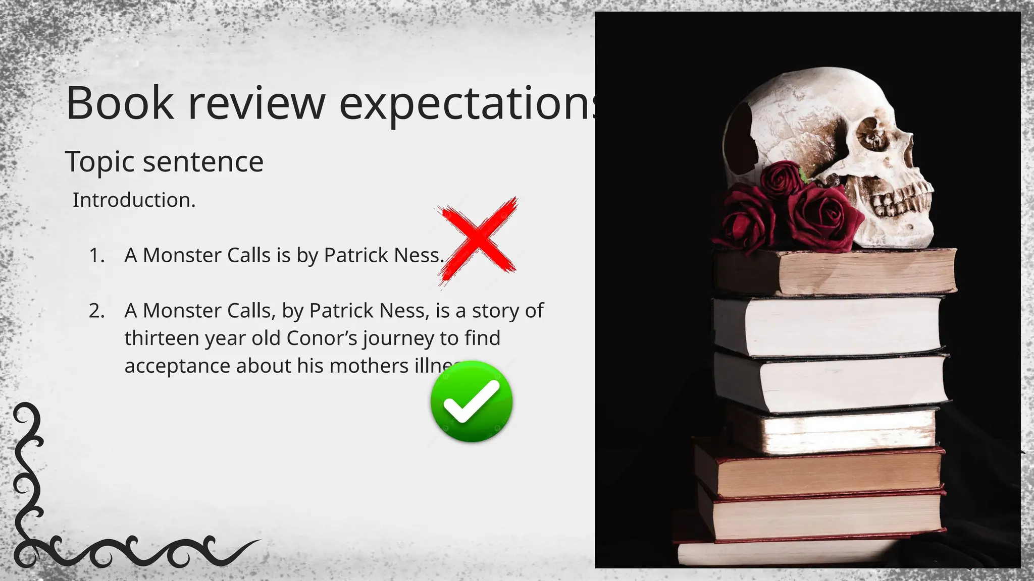 A Monster Calls - Book Review Slideshow .pptx