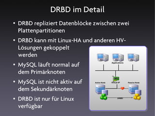 MySQL Hochverfügbarkeitslösungen
