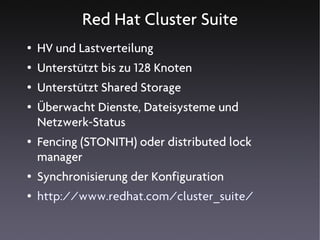 MySQL Hochverfügbarkeitslösungen