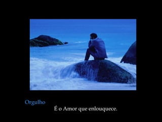 Orgulho   É o Amor que enlouquece.  