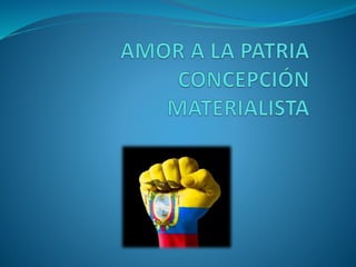 Amor a la patria por Karina Cabezas | PPTX