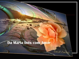 De kleuren van deze roos  kunnen met de pracht van de ondergaande zon vergeleken worden. Da Maria Inês com Amor 