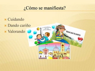 Amor a la patria | PPTX