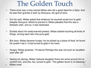 The Golden Touch Of Midas - Illustrated Moral Story For Children