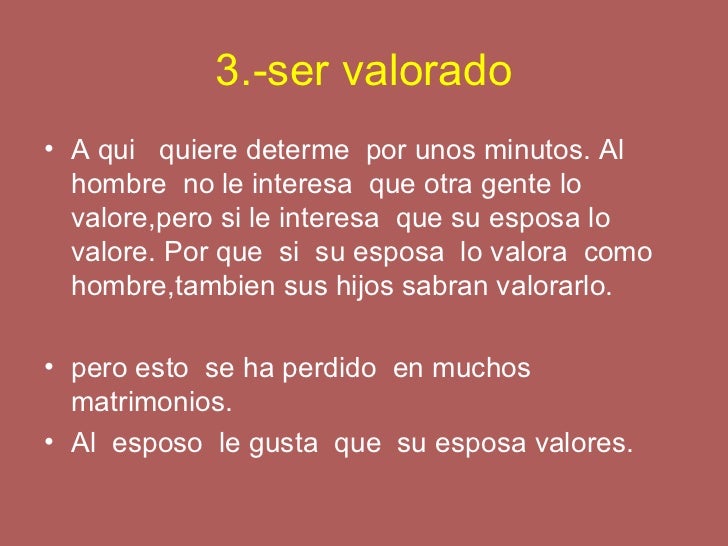 LO QUE EL ESPOSO ESPERA DE TI COMO ESPOSA.