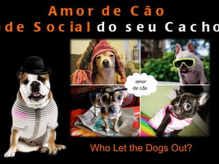 Who Let the Dogs Out? Amor de Cão A  Rede Social  do seu Cachorro 